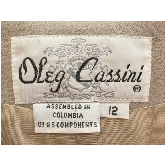 NEW Oleg Cassini Blazer Vintage 80's 90’s Blazer Y2K Size 12 - Picture 5 of 11